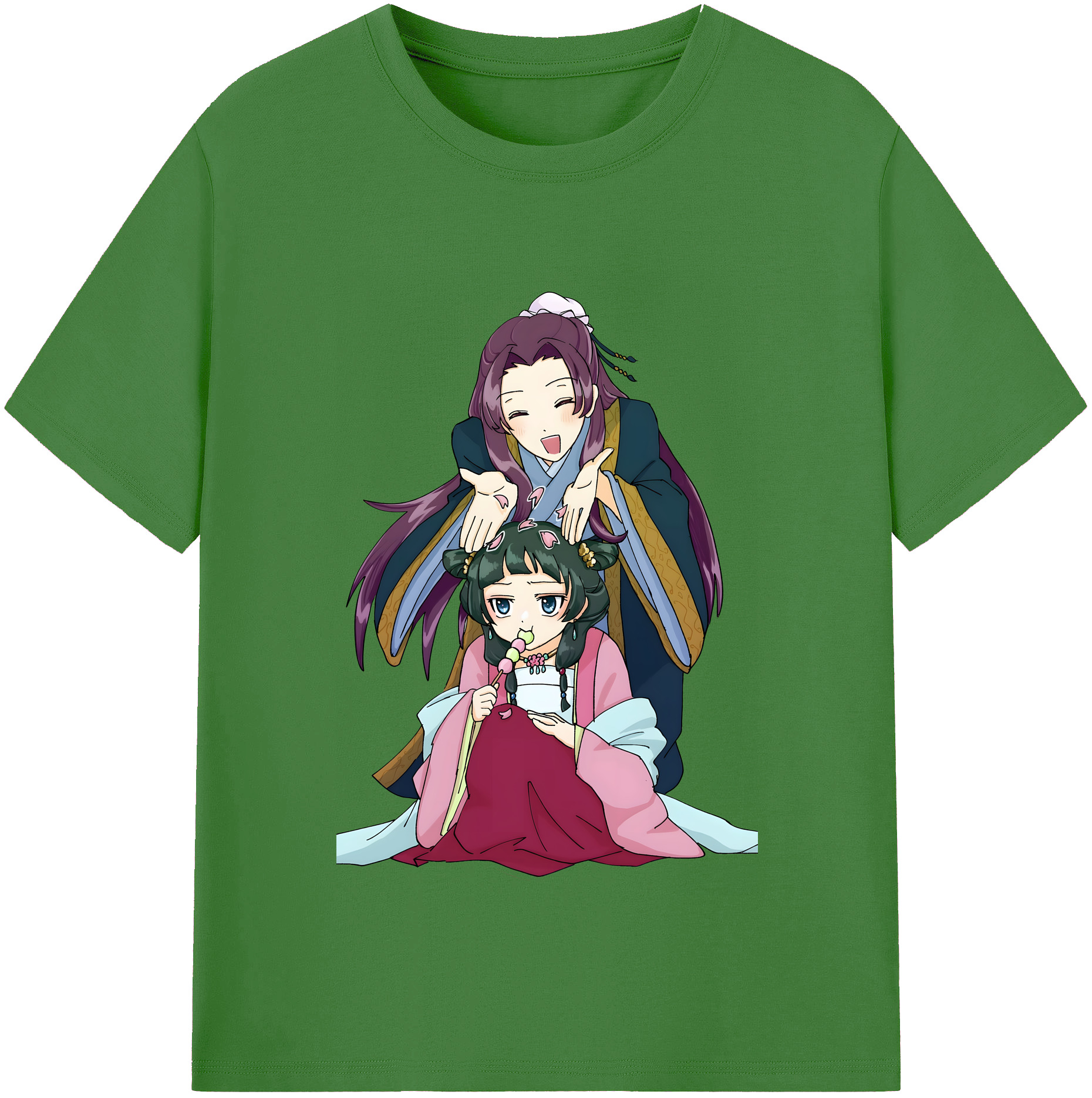 （画像用） 薬屋のひとりごと The Apothecary Diaries レディースカジュアルプリントTシャツ（綿100％）